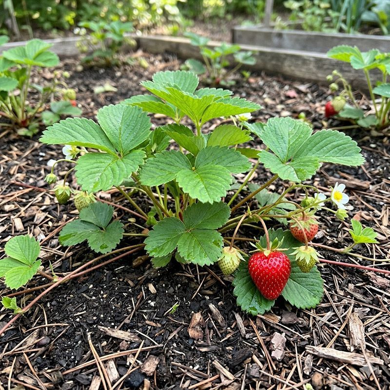 {Strawberry - Melba}  Fragaria x. ananassa