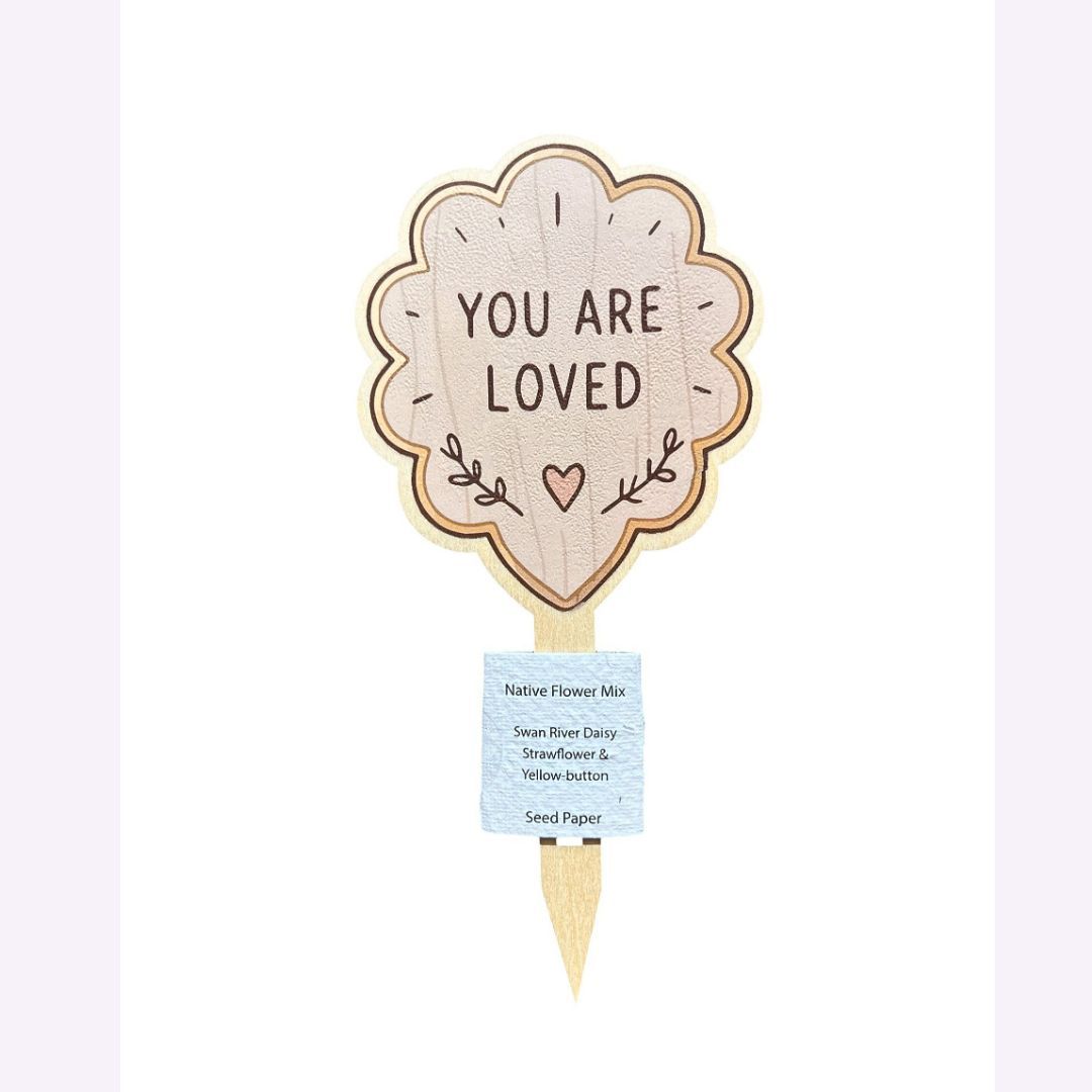 Bloom Notes - You Are Loved with Native Flower Mix