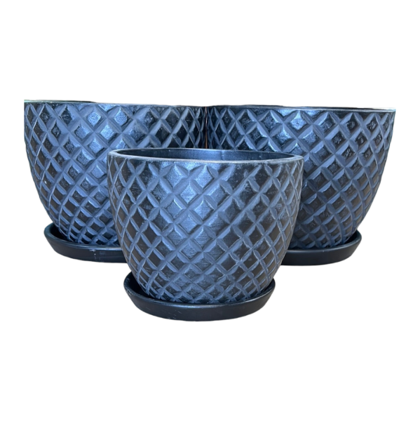 Bahamas Pot Black Large