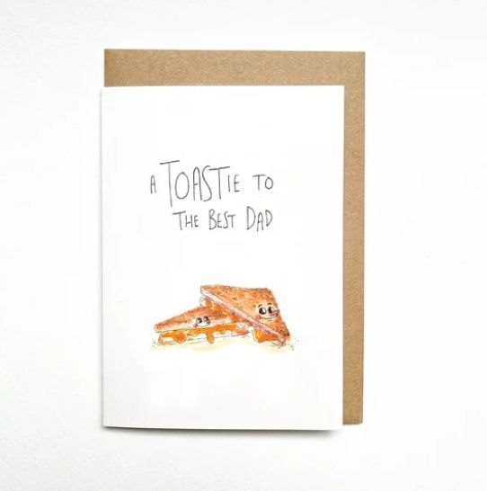 A Toastie To The Best Dad Card
