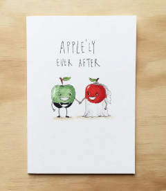 Apple'ly Ever After Card