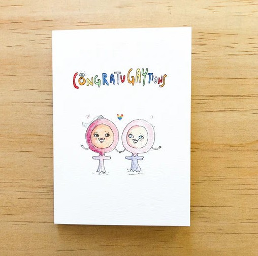 CongratuGAYtions Female Card