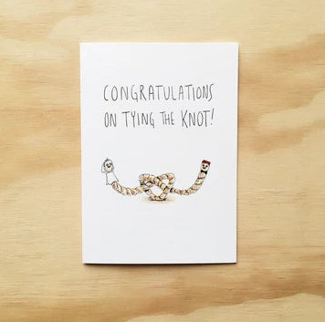 Congratulations On Tying The Knot Card