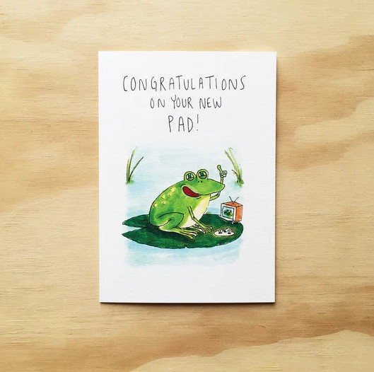 Congratulations On Your New Pad Card