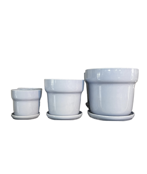 Akira Collar Pot Sky Large