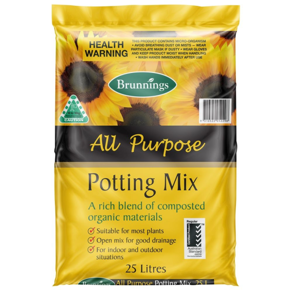 Brunnings General Purpose Potting Mix - 25L