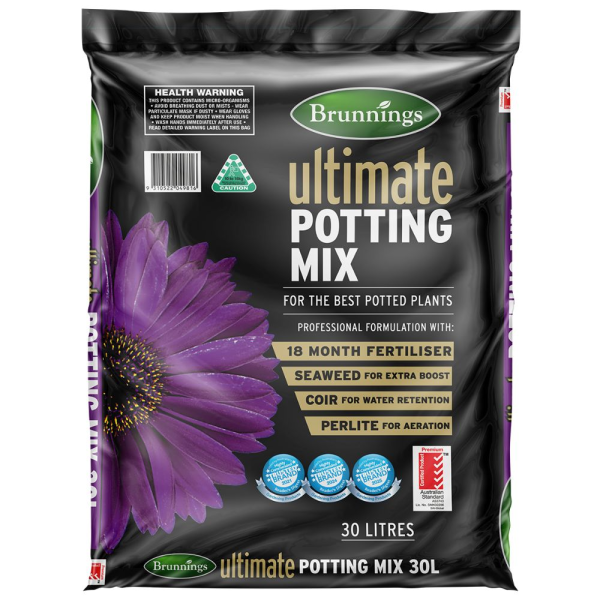 Brunnings ULTIMATE POTTING MIX 30L