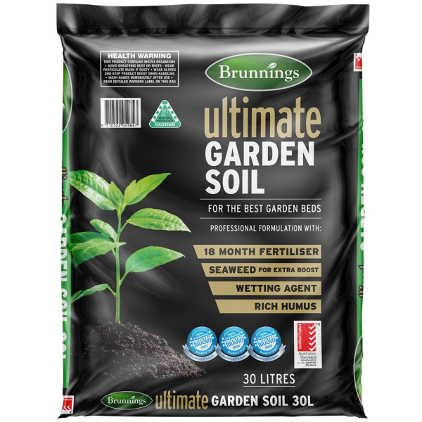 Brunnings ULTIMATE GARDEN SOIL 30L