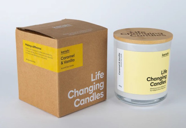Caramel & Vanilla 400g Candle