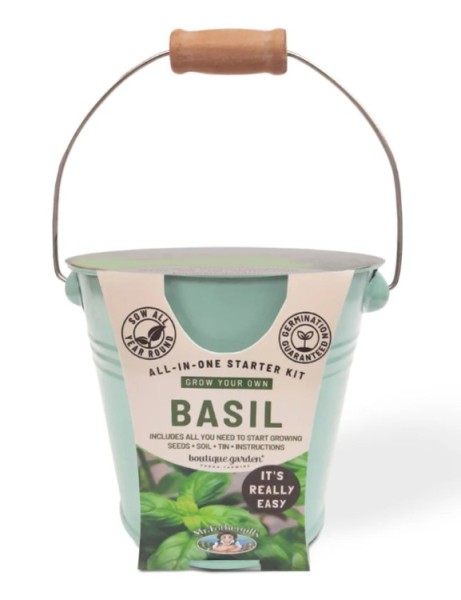 Basil - Round Grow Kit Tin