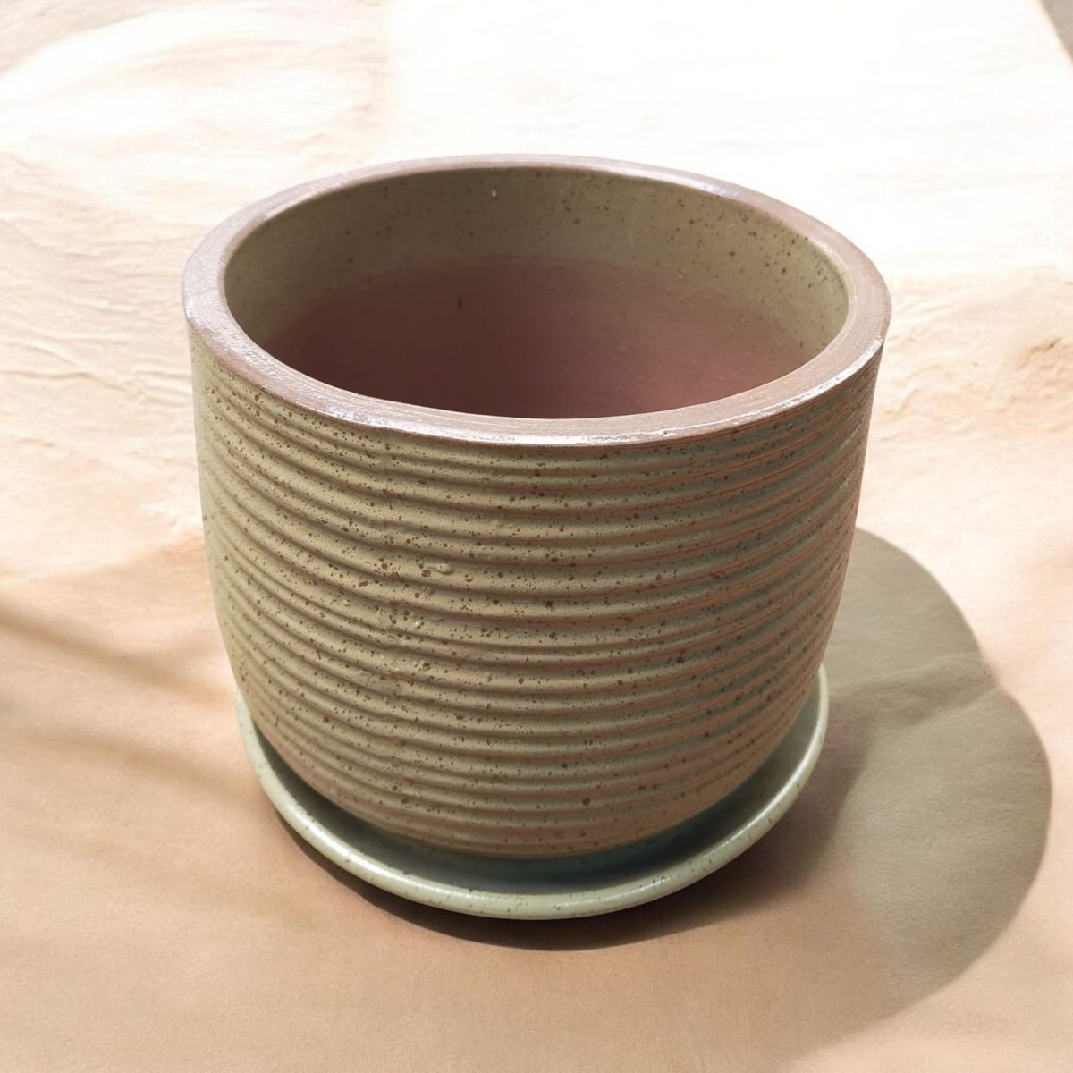 Auburn Tub Cream with Saucer - Large